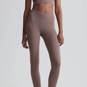 Varley XL Brown High Rise Leggings Athleisure